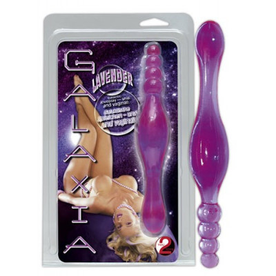 DILDO IN JELLY A DOPPIA PUNTA "GALAXIA LAVENDER"